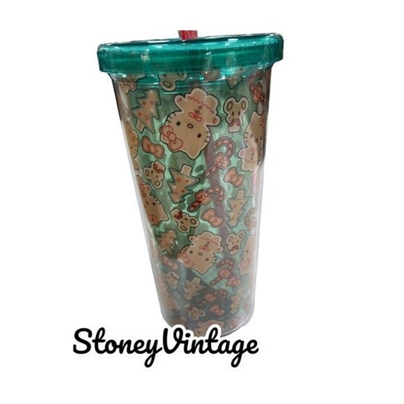 Hello kitty gingerbread cup + mini Gingerbread Squishmallow Hello Kitty TikTok - Picture 2 of 5